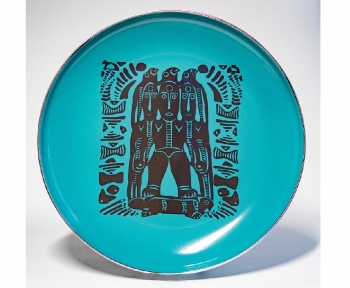 Блюдо "Богиня" Пермский звериный стиль